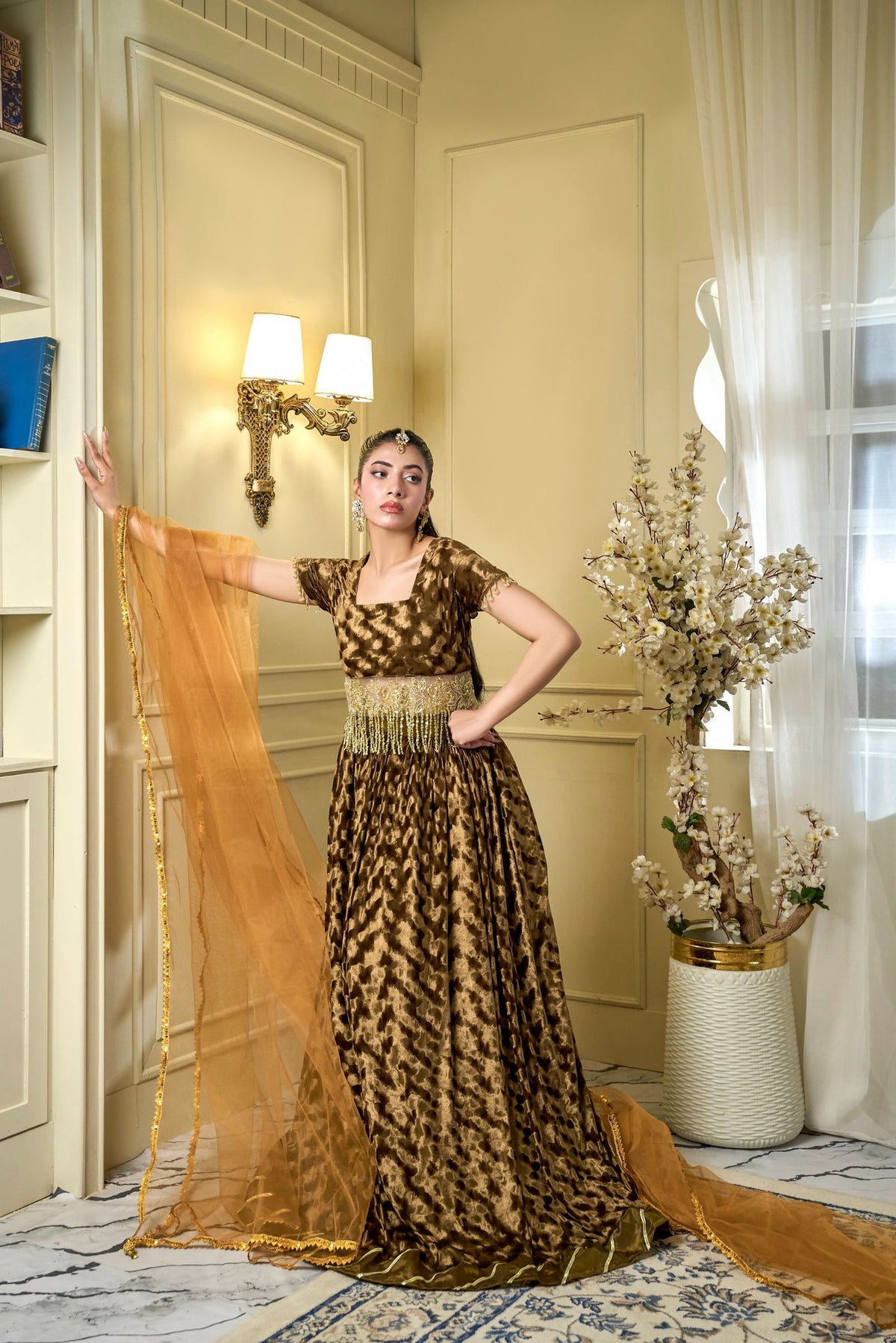 Royal Velvet Lehenga Choli Royal Aura — A Statement of Timeless Elegance ✨