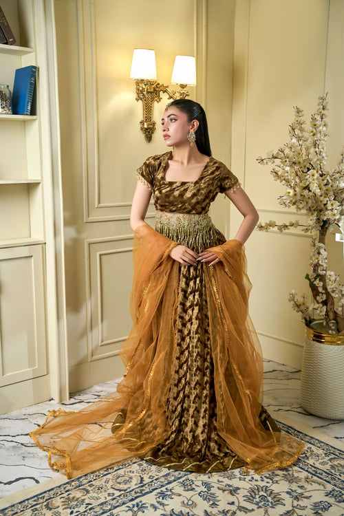 Royal Velvet Lehenga Choli Royal Aura — A Statement of Timeless Elegance ✨