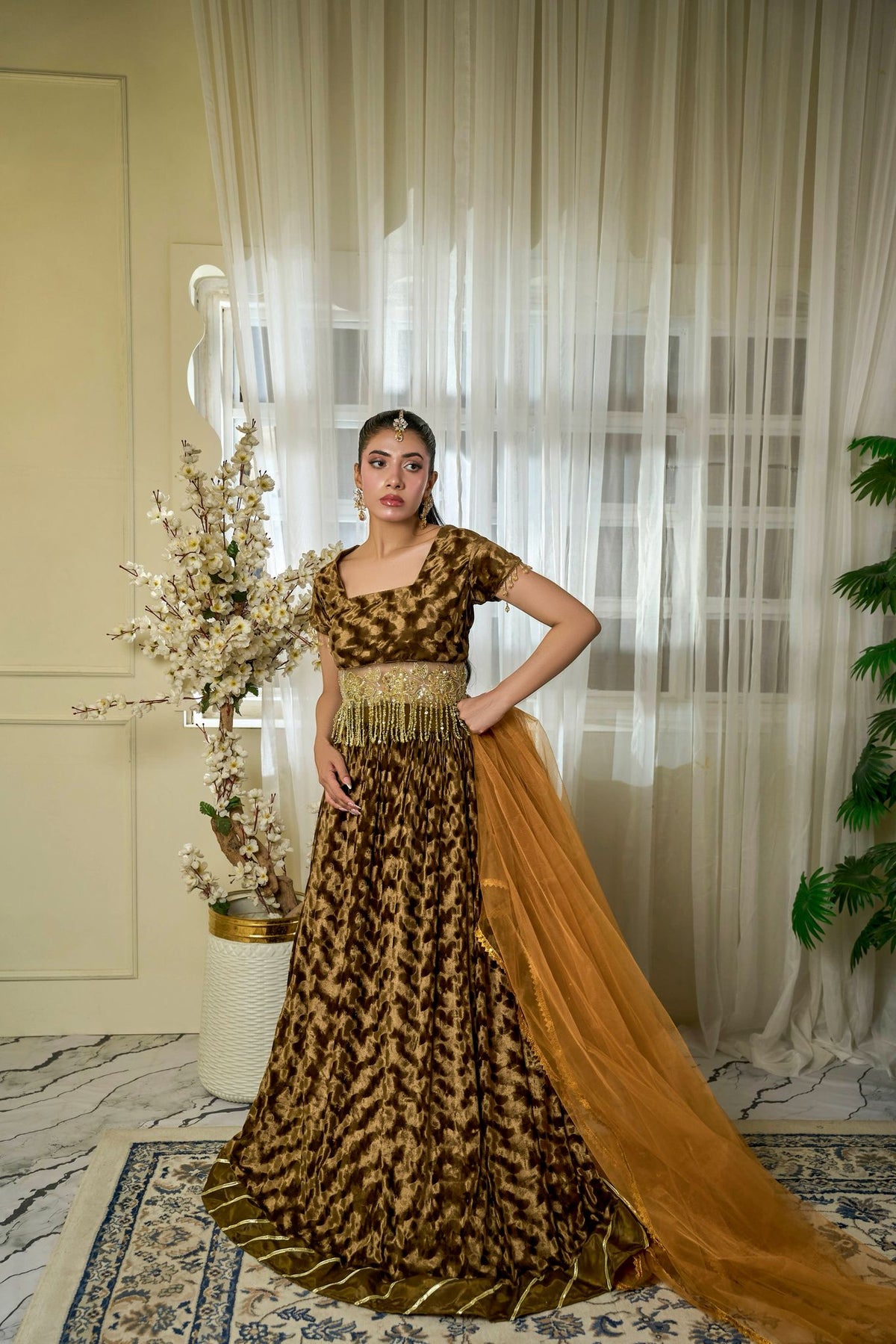 Royal Velvet Lehenga Choli Royal Aura — A Statement of Timeless Elegance ✨