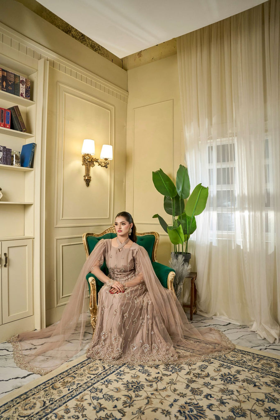 Dayaa_r_Ishq Collection — Article No. 03 Arabic Elegance Maxi | No Dupatta