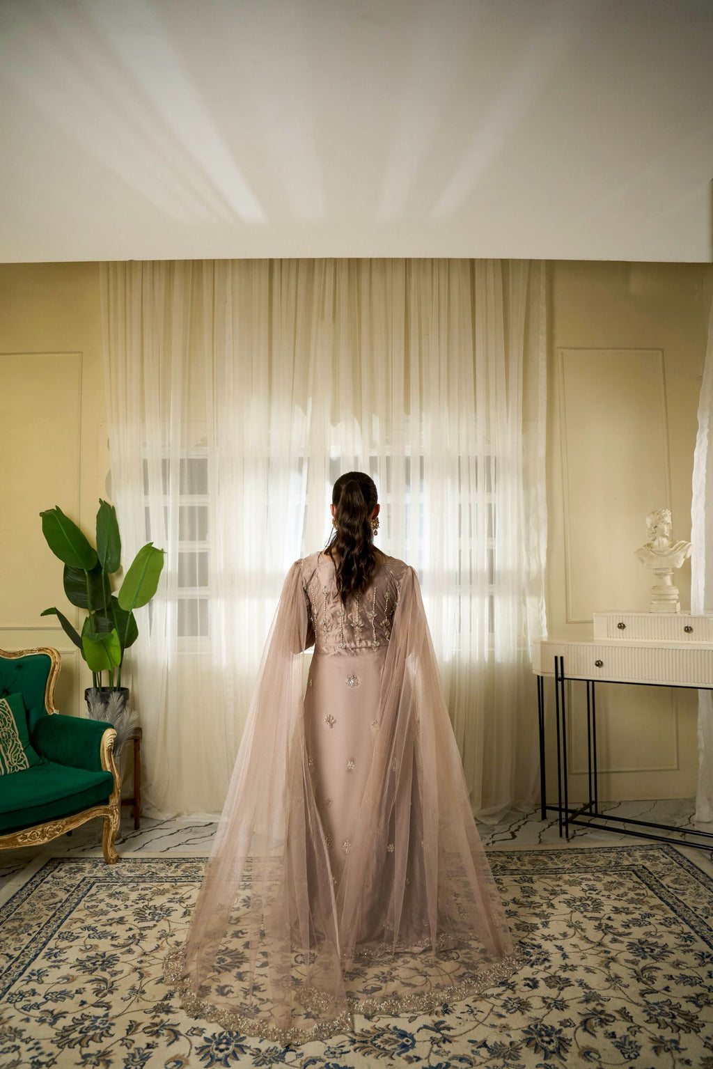 Dayaa_r_Ishq Collection — Article No. 03 Arabic Elegance Maxi | No Dupatta