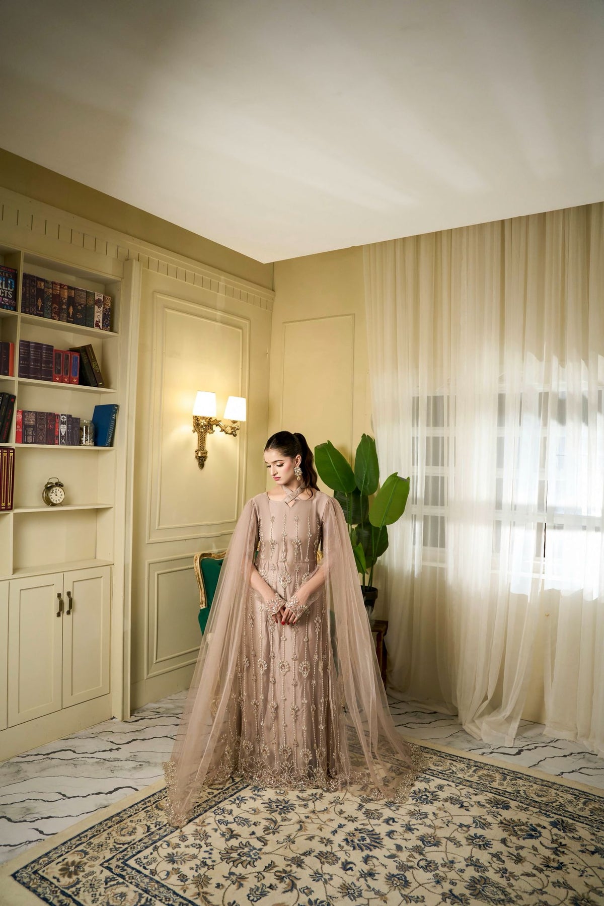 Dayaa_r_Ishq Collection — Article No. 03 Arabic Elegance Maxi | No Dupatta