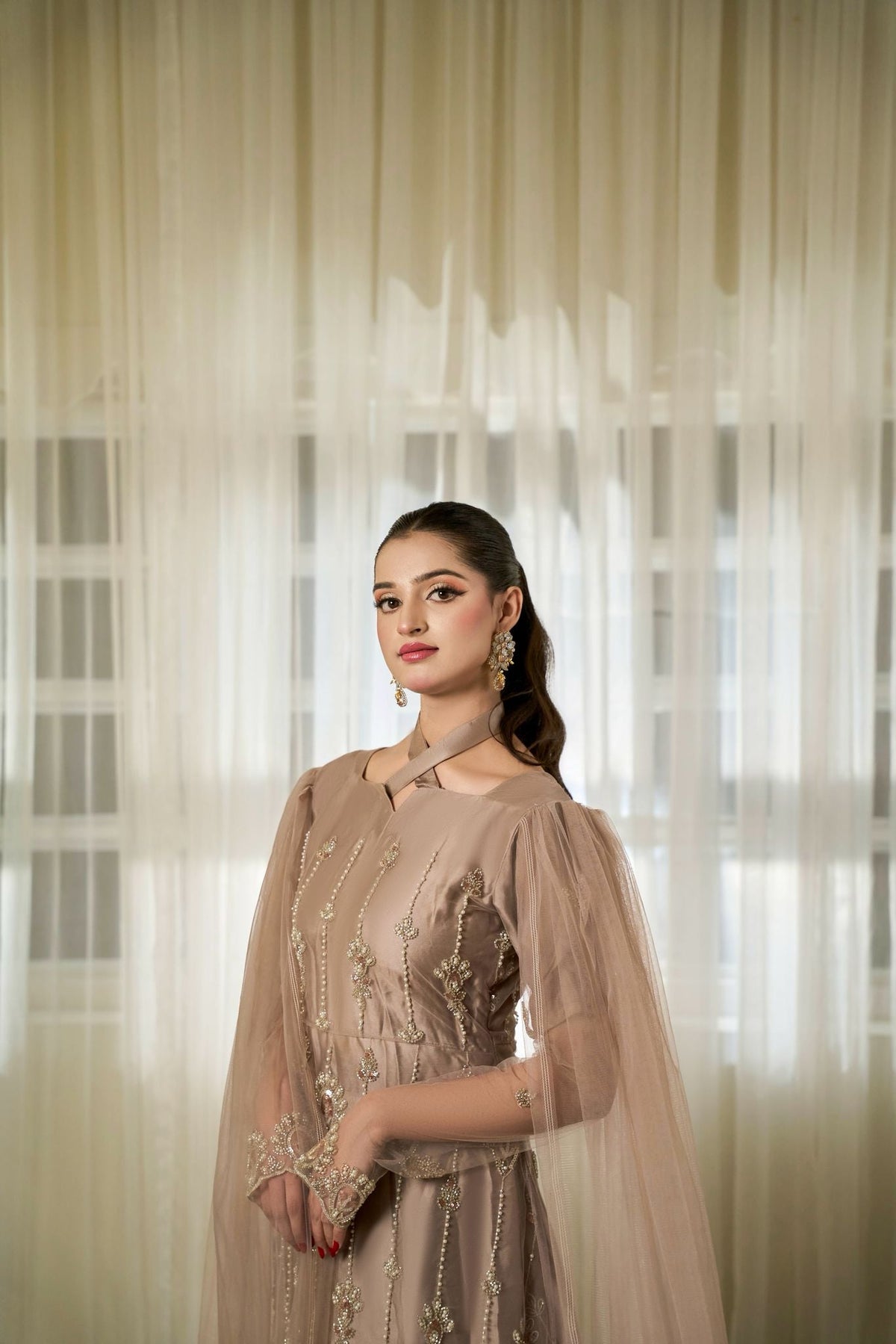 Dayaa_r_Ishq Collection — Article No. 03 Arabic Elegance Maxi | No Dupatta